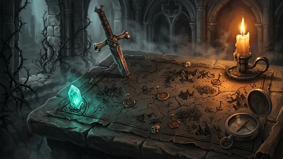 Minimapa com pontos marcados no cliente do jogo
